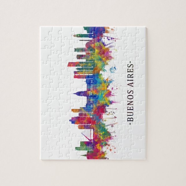 Puzzle Buenos Aires Argentine Skyline (Vertical)
