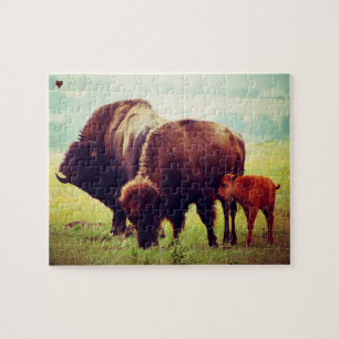 Puzzle Buffalo et veau Oklahoma