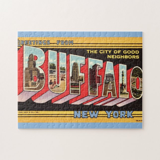 Puzzle Buffalo New York 11x14  (Horizontal)
