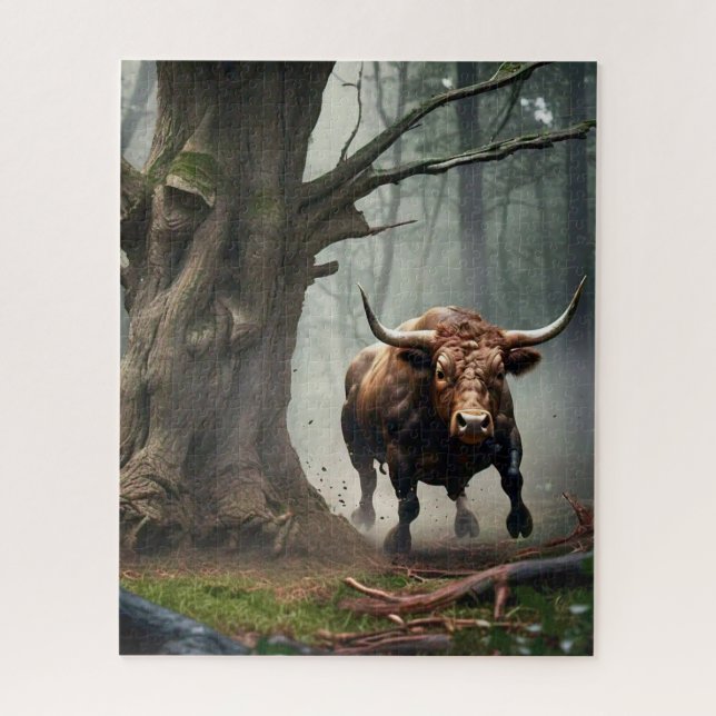 Puzzle Bull (Vertical)