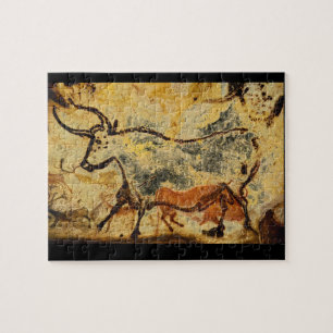 Puzzle Bull', rouge Lascaux, Dordogne_Art de l'antiquité