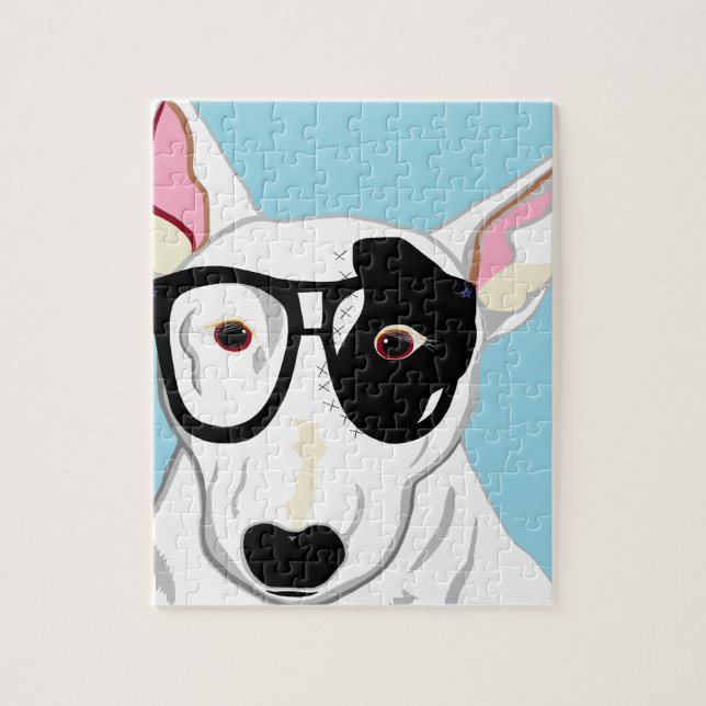 Puzzle Bull-terrier de hippie (Vertical)