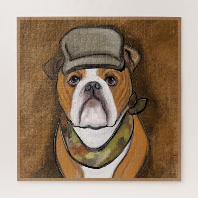Puzzle Bulldog (Vertical)