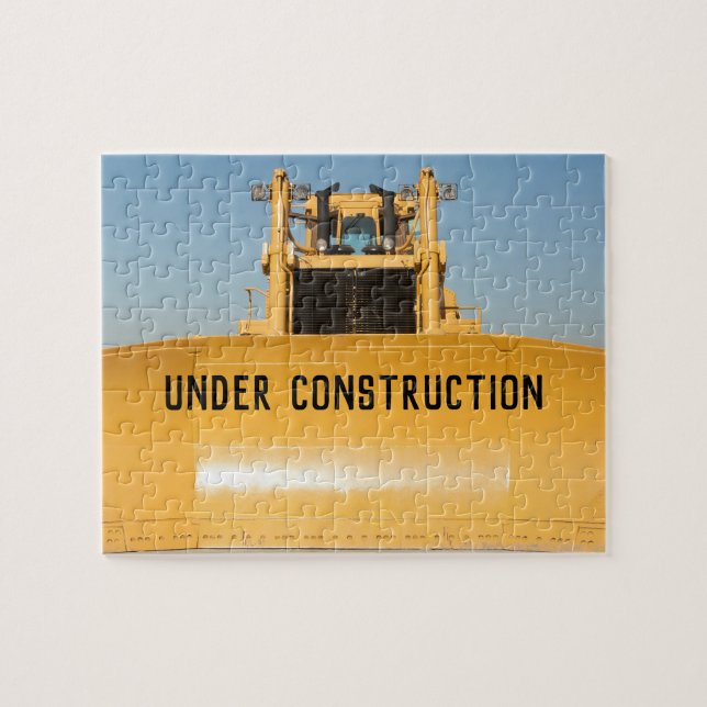 Puzzle Bulldozer en construction (Horizontal)