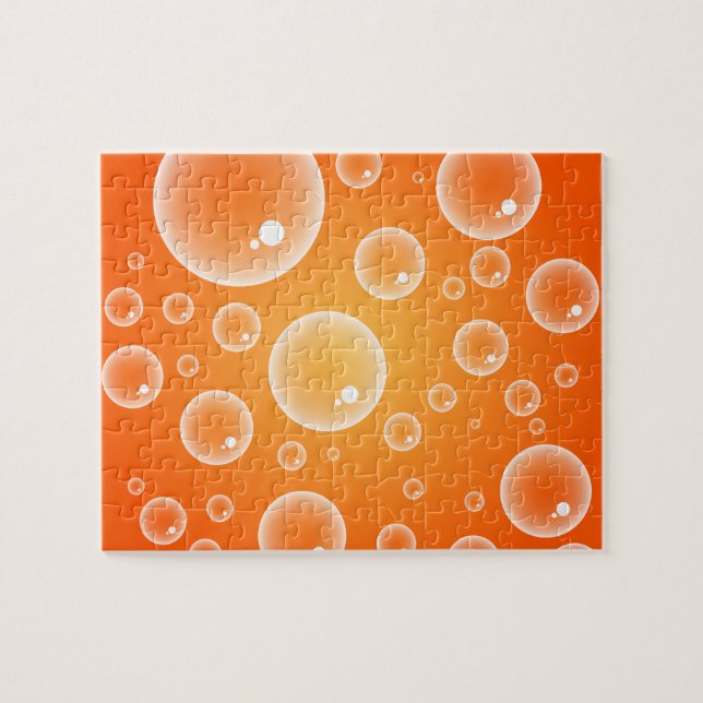 Puzzle Bulles oranges (Horizontal)