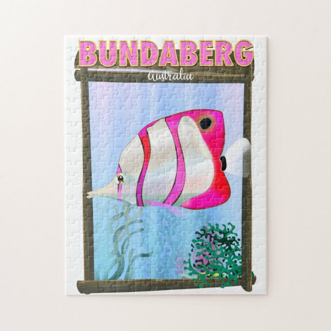 Puzzle Bundaberg Australie affiche de voyage (Vertical)