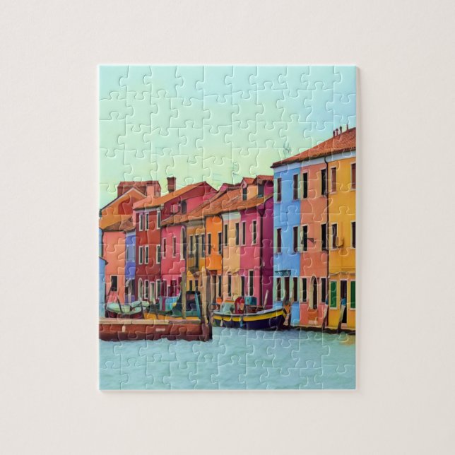 Puzzle BURANO - Lagon vénitien Venise - Burano (Vertical)