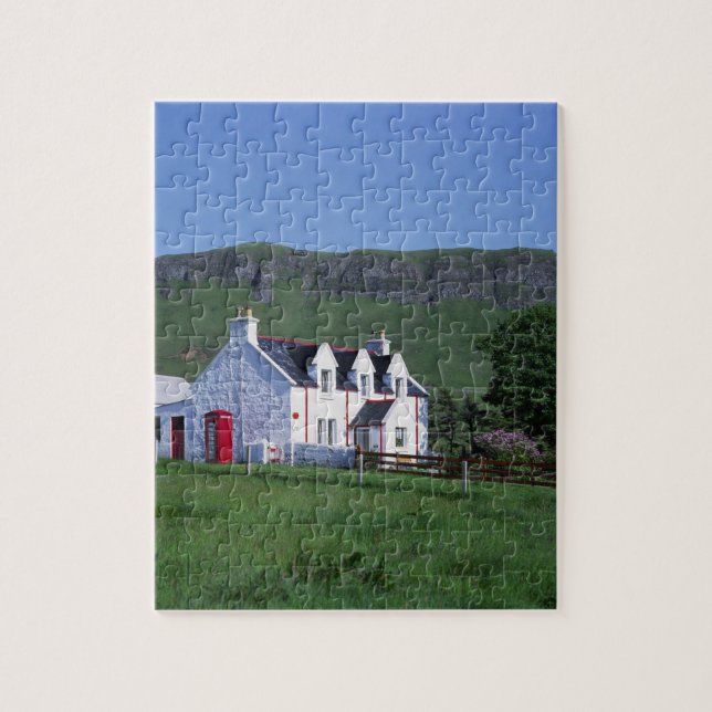 Puzzle Bureau de poste, Linicro, île de Skye, Highlands, (Vertical)