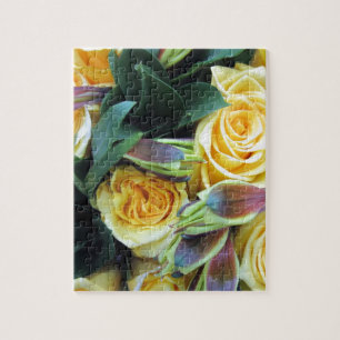 Puzzle Bureaux de rose jaune