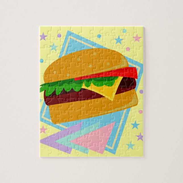 Puzzle Burger Mignon Délicieux (Vertical)