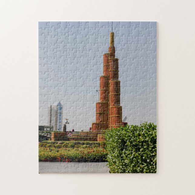 Puzzle Burj Khalifa, Jardin Miracle de Dubaï (Vertical)