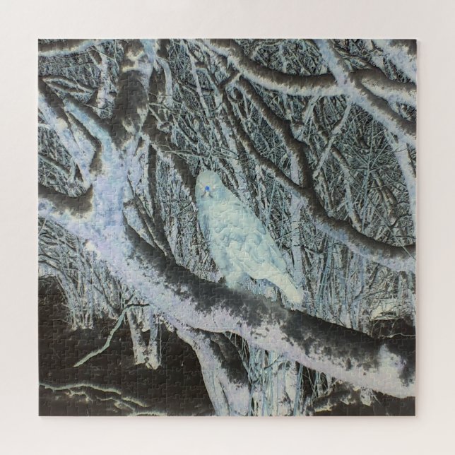 Puzzle Busard Saint-Martin sur Branche Scène de la faune  (Horizontal)