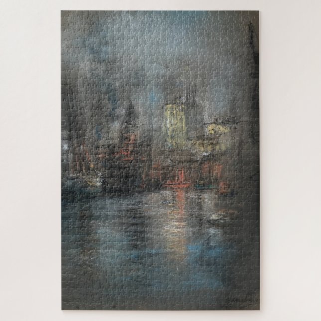 Puzzle Busy Harbour (par Glenn Cooper Henshaw) (Vertical)