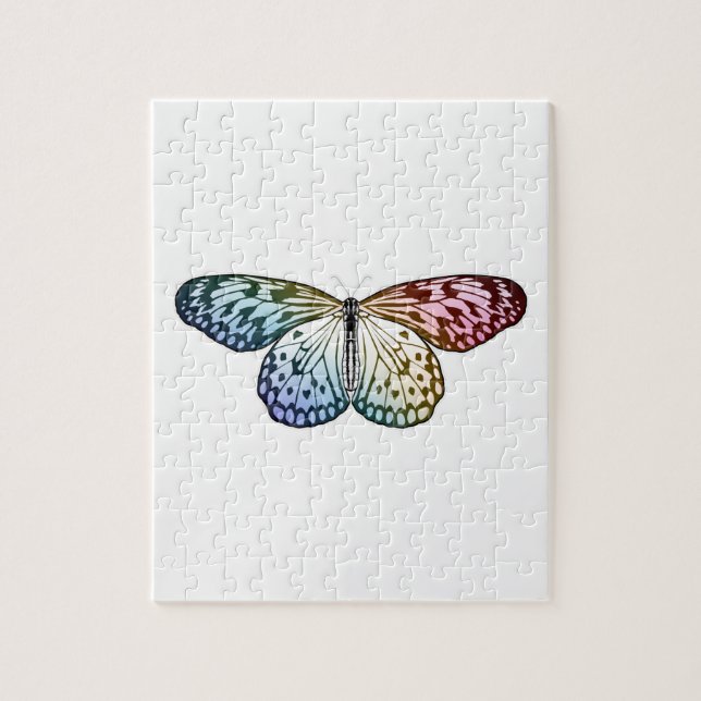 Puzzle Butterfly Rainbow (Vertical)