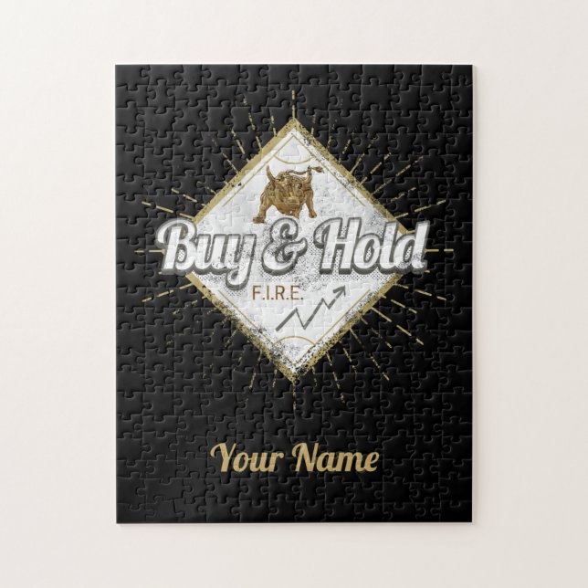 Puzzle Buy and Hold Trader Bull buy the dip Investisseur (Vertical)