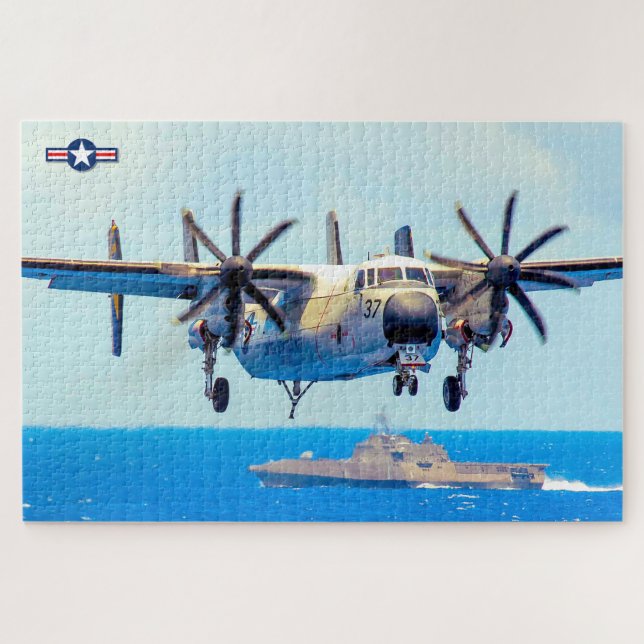 Puzzle C-2A GREYHOUND (20x30 pouces) (Horizontal)