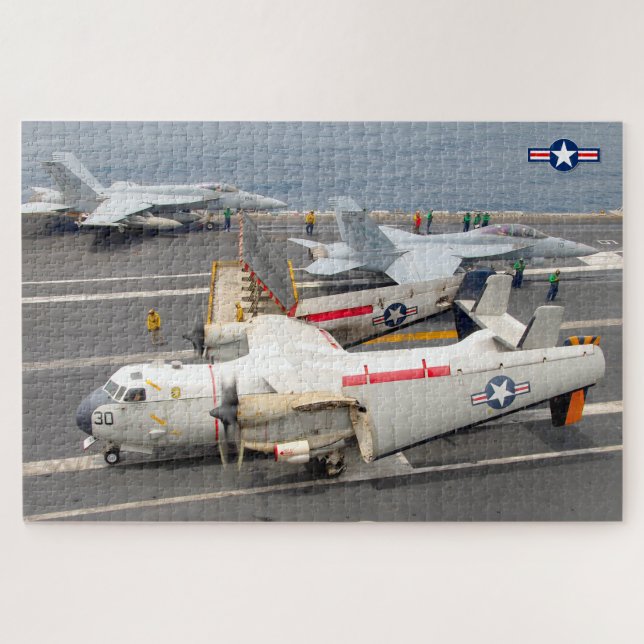Puzzle C-2A GREYHOUND (20x30 pouces) (Horizontal)