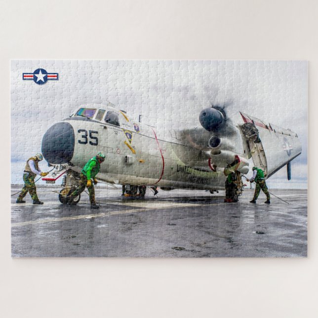 Puzzle C-2A GREYHOUND (20x30 pouces) (Horizontal)