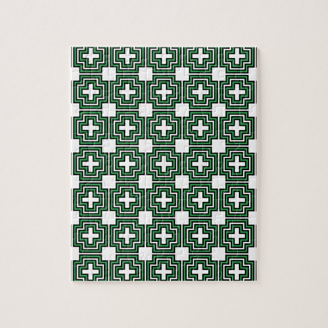 Puzzle C&S Green (Vertical)