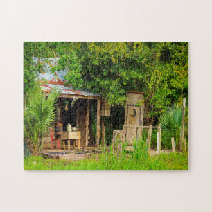 Puzzle Cabane cajun en Louisiane.