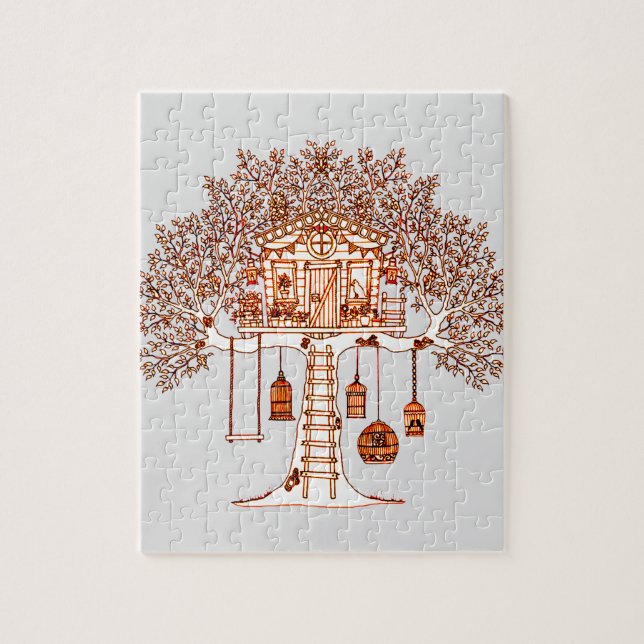 Puzzle Cabane dans un arbre (Vertical)