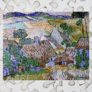Puzzle Cabanes à Toit de Chaume par Colline par Vincent v