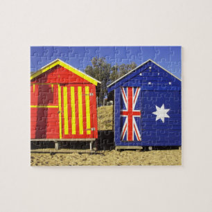 Puzzle Cabanons de bain, plage de Middle Brighton, Port 2