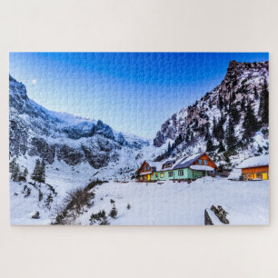 Puzzle cabine dans les montagnes Roumanie