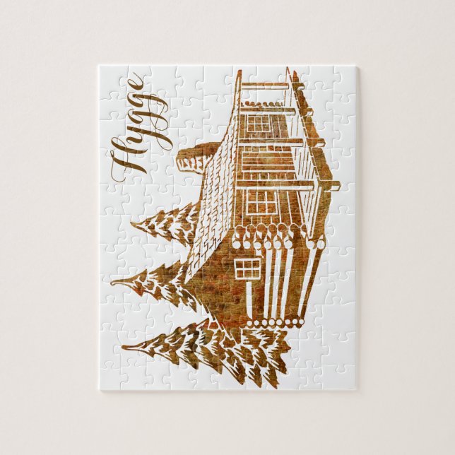 Puzzle Cabine de journal confortable - Hygge ou votre pro (Vertical)