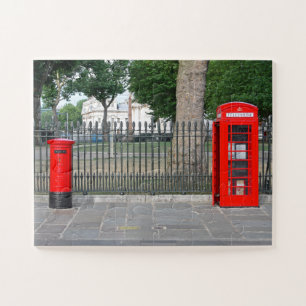 Puzzle Cabine téléphonique et boîte postale de Londres