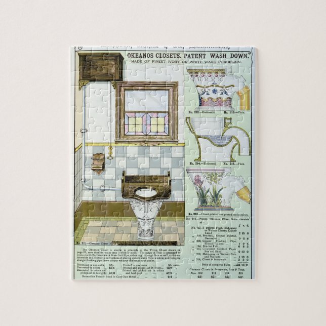 Puzzle Cabinets d'Okeanos d'un catalogue des articles (Vertical)