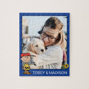 Puzzle cacahuètes Charlie Brown Baseball Smile