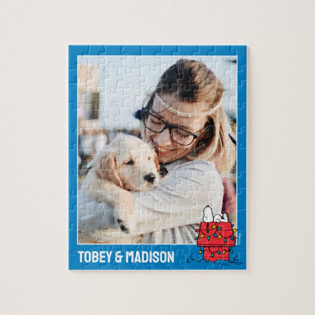 Puzzle cacahuètes | Snoopy's Dog House With Lights (Vertical)