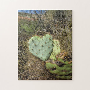Puzzle cactus de coeur