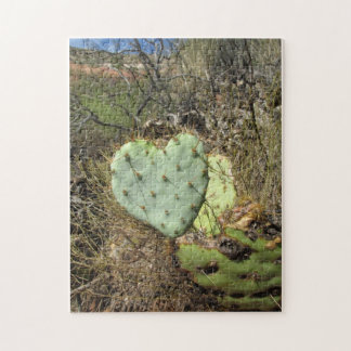 Puzzle cactus de coeur