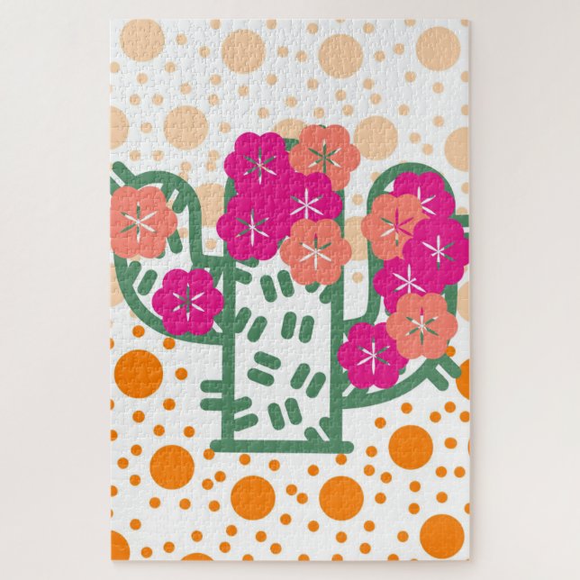 Puzzle Cactus de printemps (Vertical)