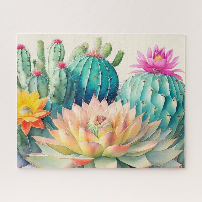Puzzle Cactus Et Succulents (Horizontal)