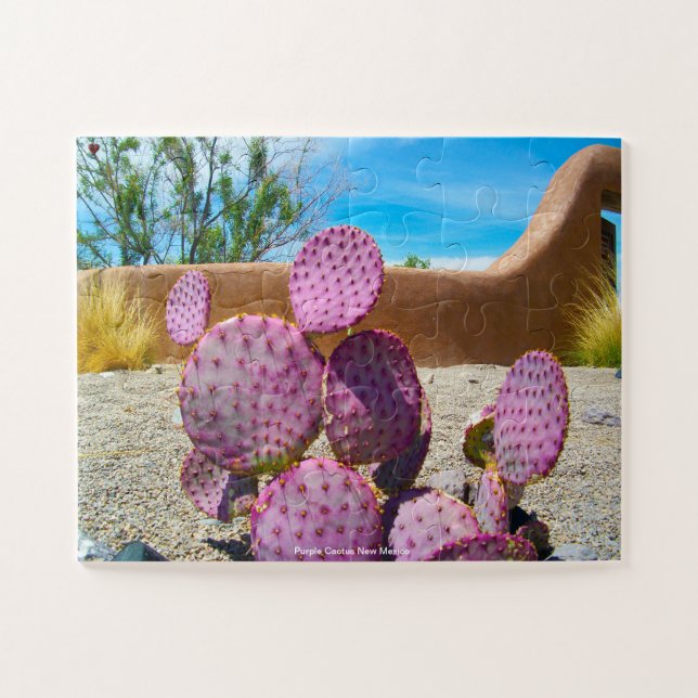 Puzzle Cactus Violet Nouveau-Mexique (Horizontal)
