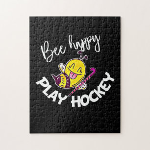 Puzzle Cadeau apiculteur Bee Happy Jouer Hockey