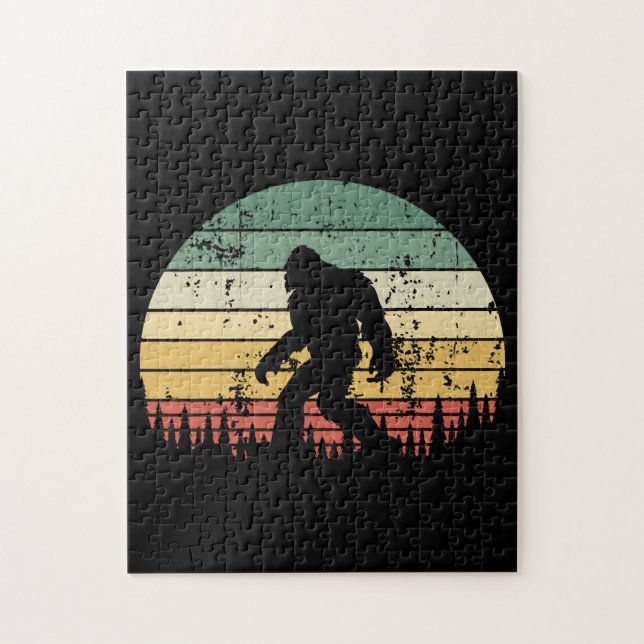 Puzzle Cadeau Bigfoot Retro Sunset (Vertical)
