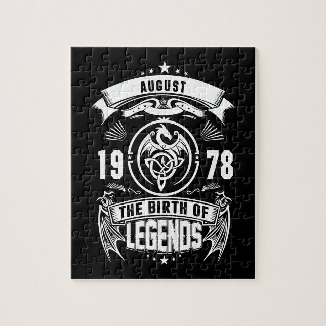 Puzzle Cadeau d'août | 1978 La Naissance Des Légendes (Vertical)