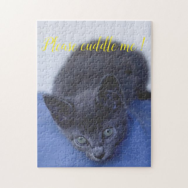 Puzzle Cadeau de conception de chat populaire (Vertical)