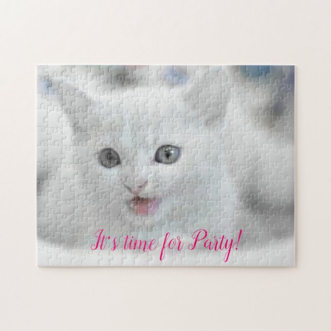 Puzzle Cadeau de conception de chat populaire (Horizontal)