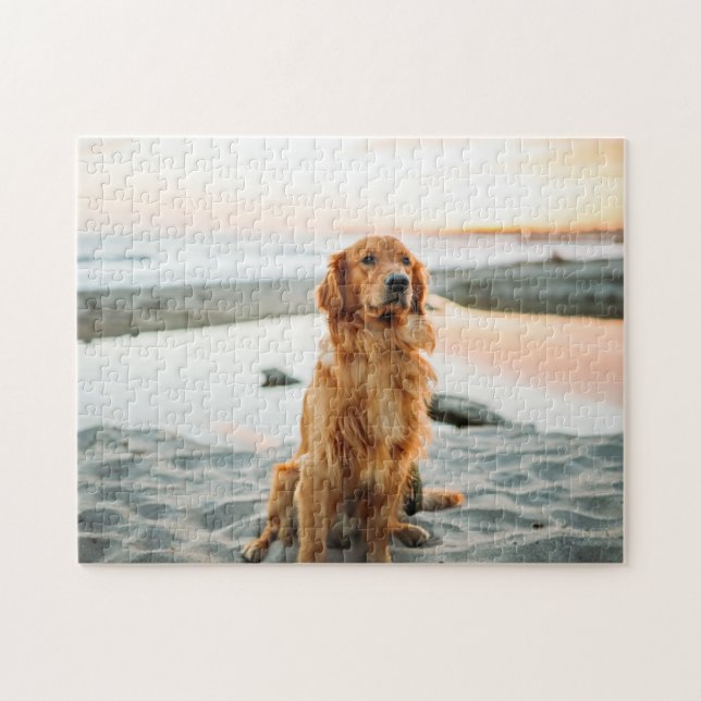 Puzzle Cadeau de conception de chien populaire (Horizontal)