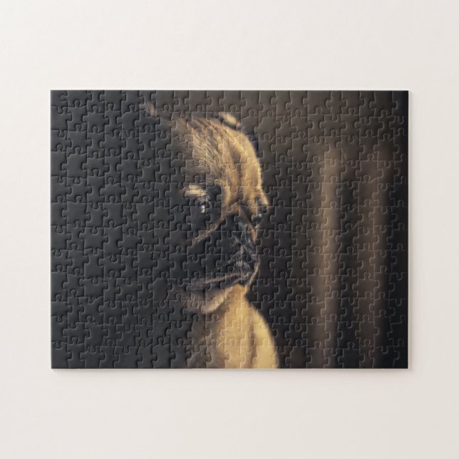 Puzzle Cadeau de conception de chien populaire (Horizontal)