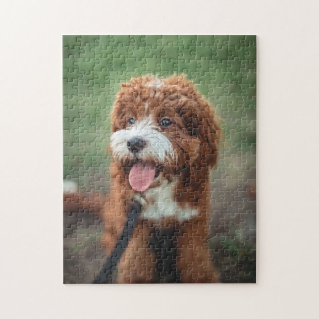 Puzzle Cadeau de conception de chien populaire (Vertical)