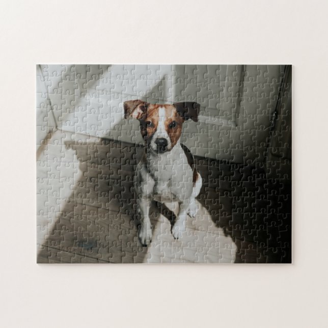 Puzzle Cadeau de conception de chien populaire (Horizontal)