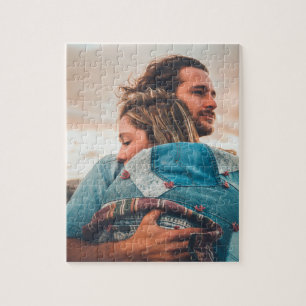 Puzzle Cadeau de mariage personnalisé pour couple avec ph