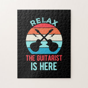 Puzzle Cadeau de Noël Relax Le Guitariste Est Là