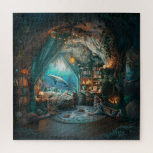 Puzzle Cadeau de sirène mystique sous-marine de la cachet